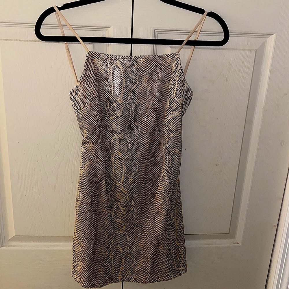 Urban Outfitters Dress Snake skin Chrome
